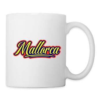 Mallorca Schrift - Tasse - Weiß - Rechts