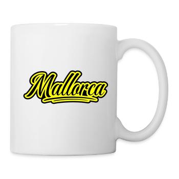 Mallorca Schrift - Tasse - Weiß - Rechts