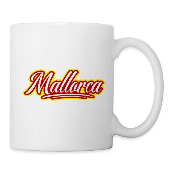 Mallorca Schrift - Tasse - Weiß - Rechts