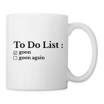Funny To-Do List: My To-Do List - Mug - white - Right