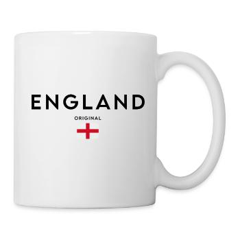 Flag of England, elegant minimalist design - Mug - white - Right