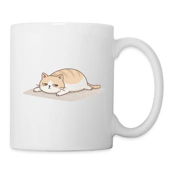 Lustige Katze für Frauen Männer und Cat Lover - Tasse - Weiß - Rechts