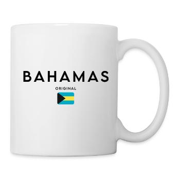 Fierté bahaméenne, design minimaliste et élégant - Mug blanc - blanc - Droite