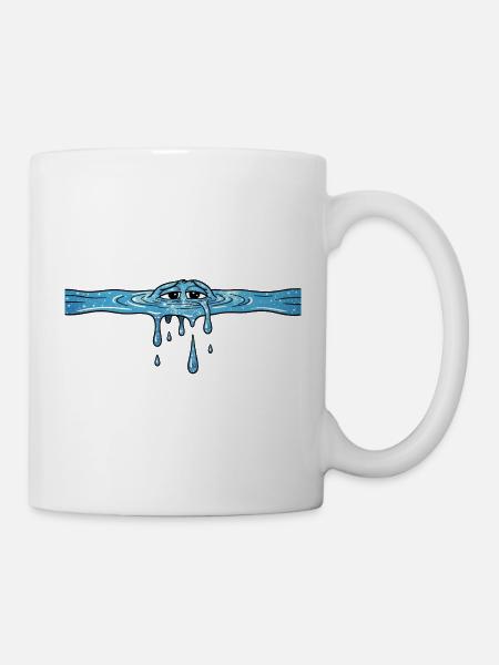 wasser meer - Tasse - Weiß