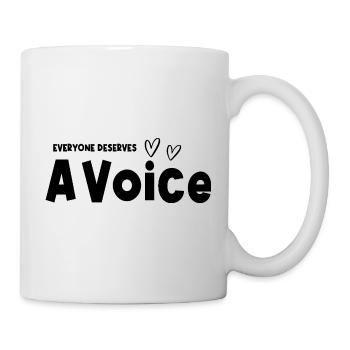 Jeder verdient einen Sprachtherapeuten für Sprache, - Tasse - Weiß - Rechts