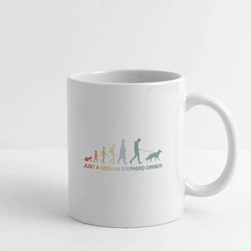 Evolution German Shepherd Owner Mug