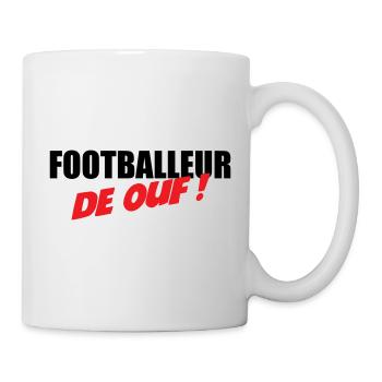 Footballeur de Ouf : Affichez Votre Talent Brut - Mug blanc - blanc - Droite