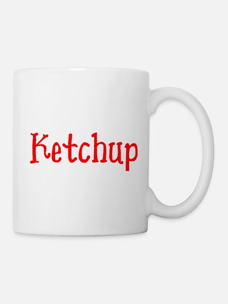 Ketchup - Tasse - Weiß