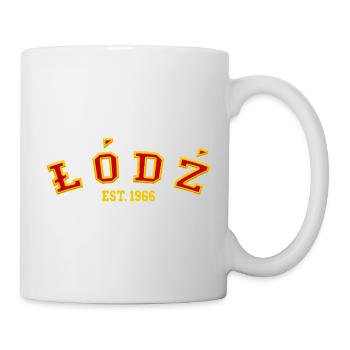Łódź Fondé en 1966 - Mug blanc - blanc - Droite