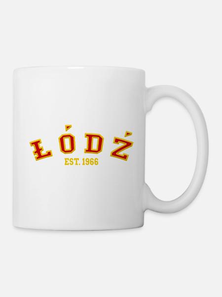 Łódź gegründet 1966 - Tasse - Weiß