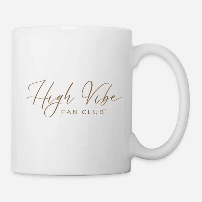 High Vibe Fan Club Logo Tee - Mug - white