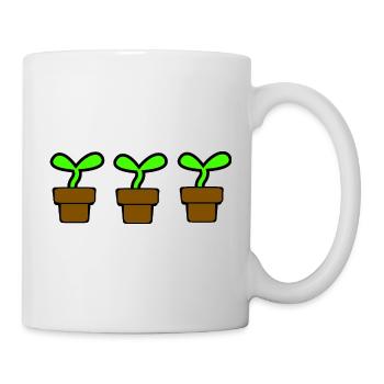 Garten - Tasse - Weiß - Rechts