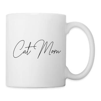 Cat Mom Katzenmama - Mug - white - Right