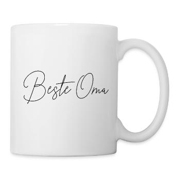 Beste Oma - Tasse - Weiß - Rechts