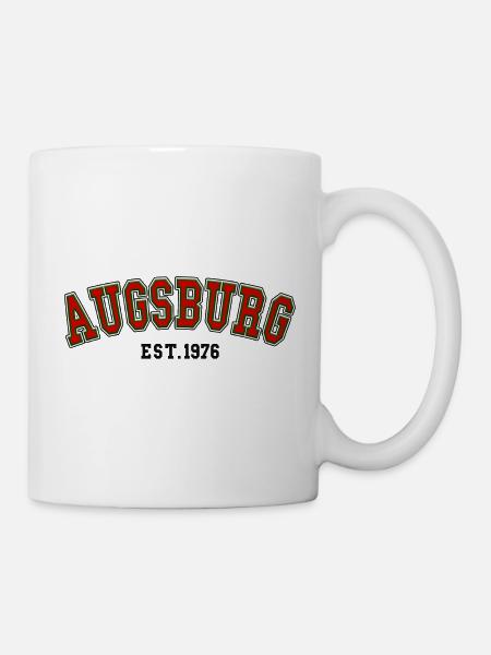 Augsburg gegründet 1976 - Tasse - Weiß