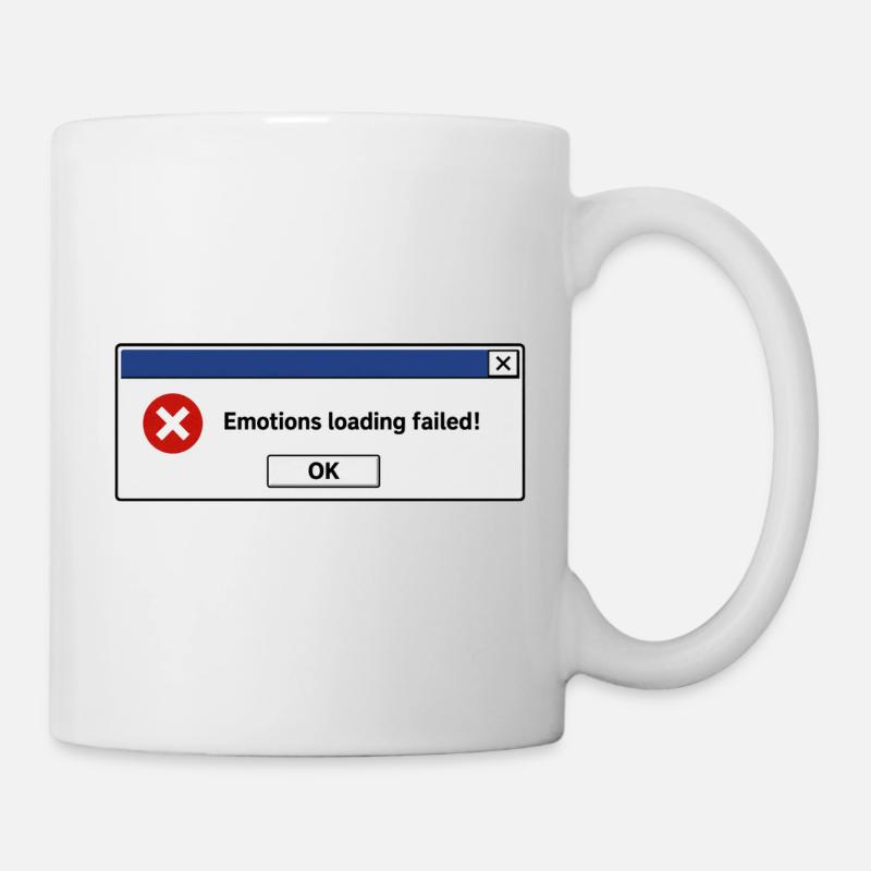 Emotions Loading Failed | Introverted humor - Mug - white