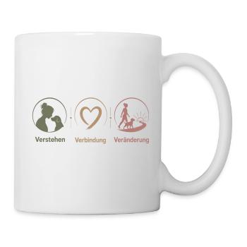 Verstehen Verbindung Veränderung Trio - Tasse - Weiß - Rechts