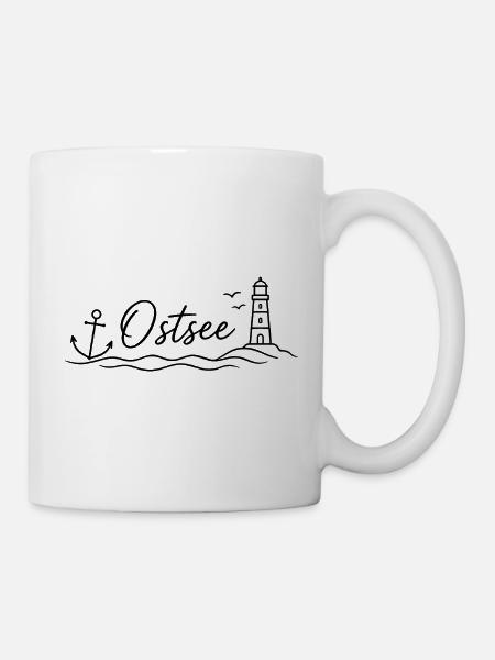 Ostsee - Tasse - Weiß