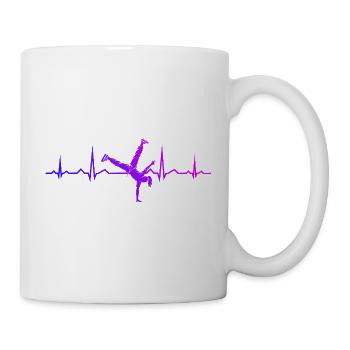 Streetdance Geschenkidee für eine Hip-Hop-Tänzerin - Tasse - Weiß - Rechts