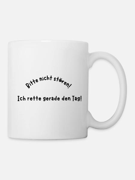 Retter des Tages - Tasse - Weiß