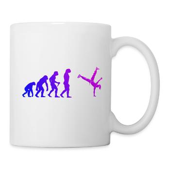 Geschenkidee für eine Dance-Fanin mit Hip-Hop-Tanz - Tasse - Weiß - Rechts