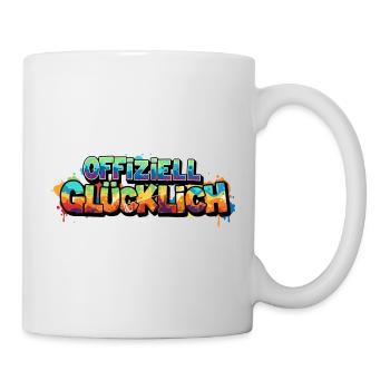 Offiziell Glücklich Version 2 - Tasse - Weiß - Rechts