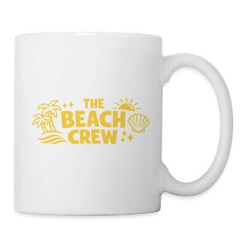 The Beach Crew: Strand, Palmen & Sonne - Tasse - Weiß - Rechts