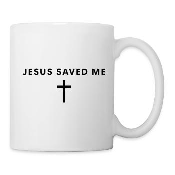 Jesus Saved Me – Minimalist Faith - Mug - white - Right