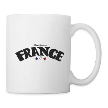 France Tricolore Team Cocorico - Mug blanc - blanc - Droite