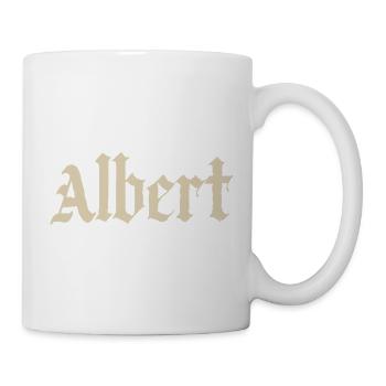 Albert Gothic Script  - Tasse - Weiß - Rechts
