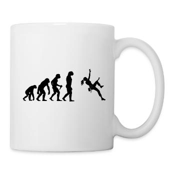 Geschenkidee für die Bouldererin mit Sportklettern - Tasse - Weiß - Rechts