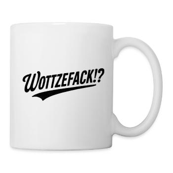 Humour Wottzefack dit une idée de cadeau drôle - Mug blanc - blanc - Droite