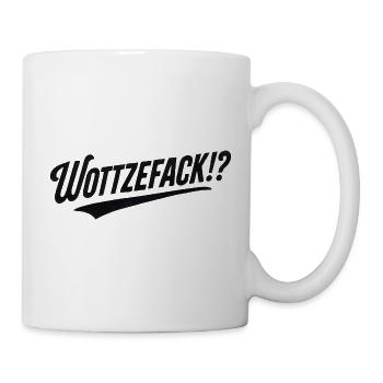 Humour Wottzefack dit une idée de cadeau drôle - Mug blanc - blanc - Droite