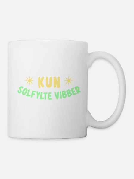 Nur positive Vibes - Tasse - Weiß