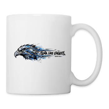 Soar Like Eagles - Jesaja 40:31 - Streetwear - Tasse - Weiß - Rechts