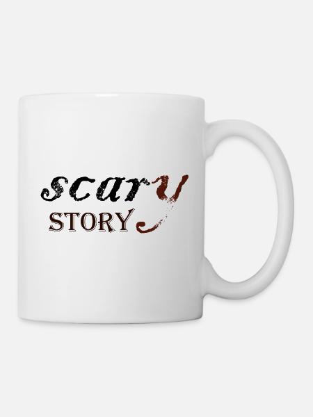 Scary Tale Vintage Typography - Mug - white