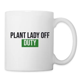 Plant Lady Off Duty - Plants Gift - Mug - white - Right