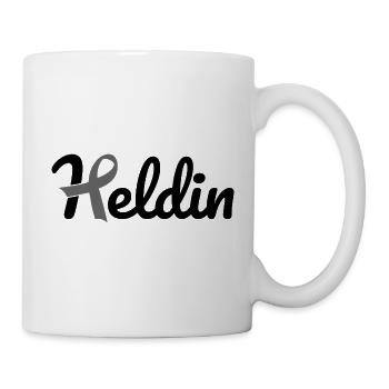 Heldin Krebs - Tasse - Weiß - Rechts
