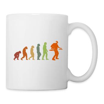  Retro 80er Jahre Musik Disk-Jockey DJ - Tasse - Weiß - Rechts