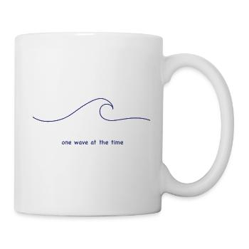 One wave at the time - Mug - white - Right