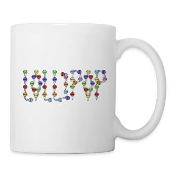 Lutschertypografie - Tasse - Weiß - Rechts