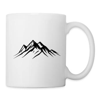 Mountains Hiking Climbing Mountaineering - Mug - white - Right