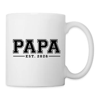Papa Est. 2026 | Father | Father's Day Gift - Mug - white - Right