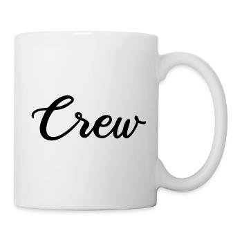 crew_schrift - Tasse - Weiß - Rechts