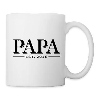 Papa Est. 2026 | Father | Father's Day Gift - Mug - white - Right