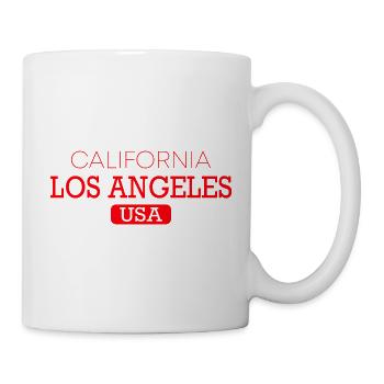California Los Angeles America - Mug - white - Right