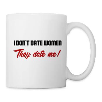 They are dating me! - Mug - white - Right