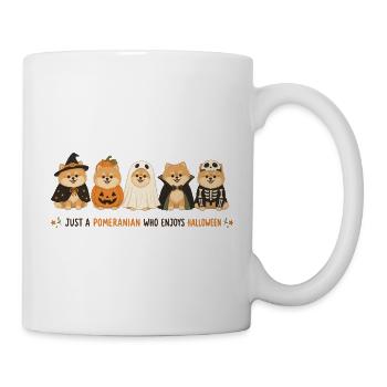 Pommersche Halloween-Crew - Tasse - Weiß - Rechts
