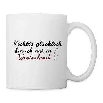 Westerland Sylt - Tasse - Weiß - Rechts