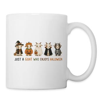 Ziegen-Halloween - Tasse - Weiß - Rechts